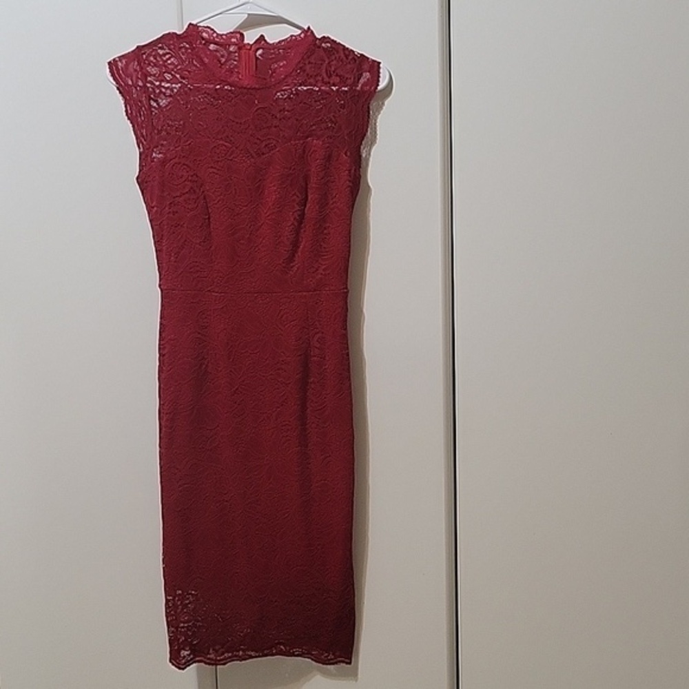 Aupuls Red/Burgundy Dress size Xsmall - Picture 3 of 8